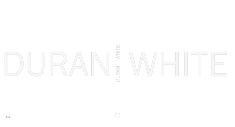 white duran project art catalog 2021