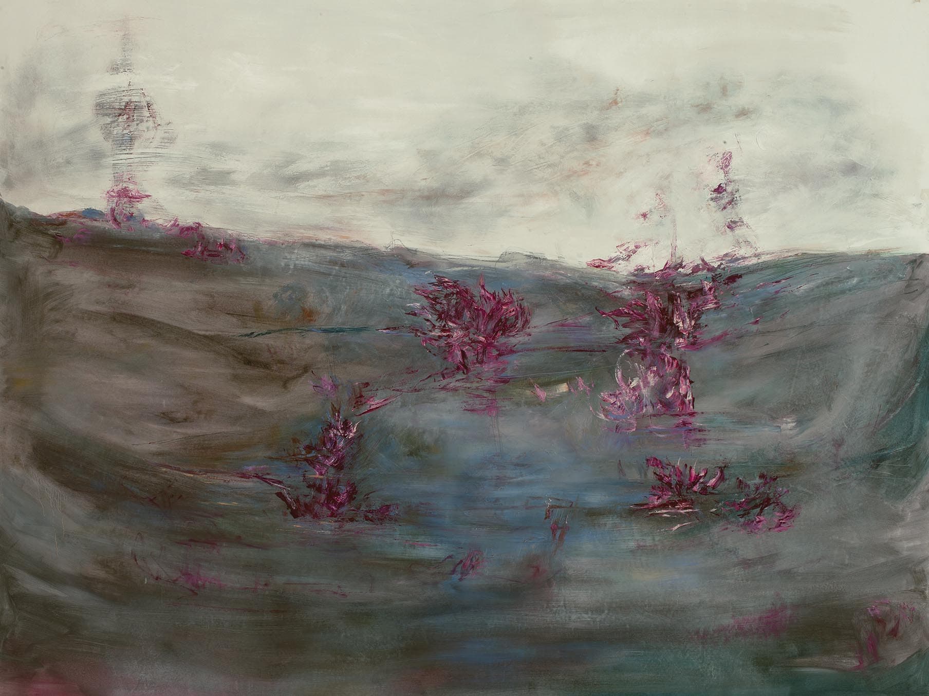 barbara-duran-water-flowers-#1-2019-oil-on-canvas-cm 200x150