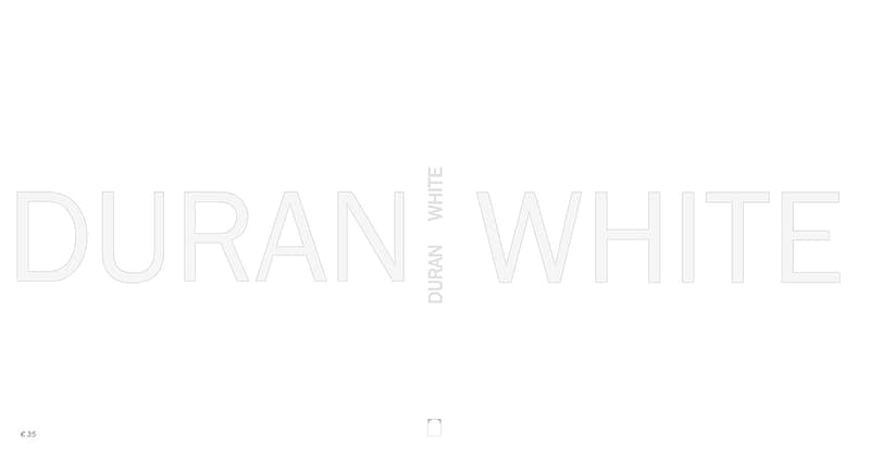 white duran project art catalog 2021